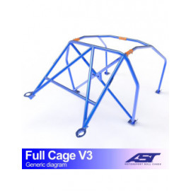 Arceau de sécurité AST Trackday/Loisir 6 points pour MAZDA MX-3 (EC) 3-portes Coupe