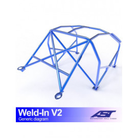 Arceau AST à souder FIA 8 points pour BMW (E46) 3-Series E46 3-portes Compact RWD Arceau AST à souder FIA 8 points pour BMW (E46) 3-Series E46 3-portes Compact RWD