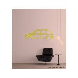 Décoration murale Art Design - silhouette Peugeot 104 CLASSIC