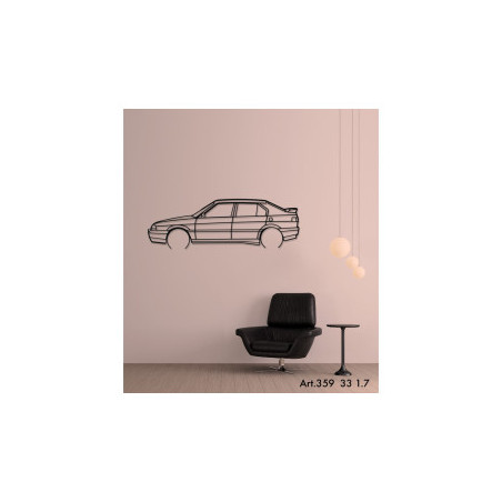 Décoration murale Art Design - silhouette Alfa Romeo 33 1.7