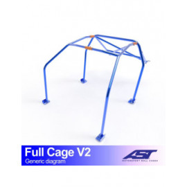 Arceau de sécurité AST Trackday/Loisir 6 points pour NISSAN Silvia (PS13) 2-portes Coupe