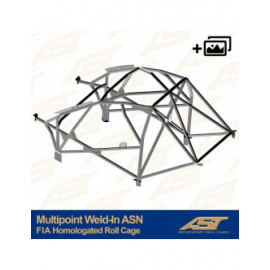 Arceau AST Multipoints à souder FIA 10 points pour MITSUBISHI Lancer EVO X 4-portes Berline