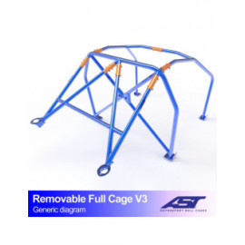 Arceau de sécurité AST Trackday/Loisir 6 points pour TOYOTA MR-2 (W20) 2-portes Roadster