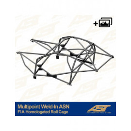 Arceau AST Multipoints à souder FIA 10 points pour NISSAN GTR (R35) 2-portes Coupe