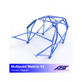 Arceau AST Multipoints à souder FIA 10 points pour BMW (E30) 3-Series E30 5-portes Touring RWD