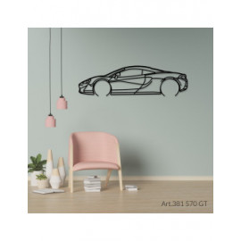 Décoration murale Art Design - silhouette McLaren 570GT