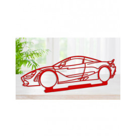 Décoration à poser Art Design support acier - silhouette McLaren 720S