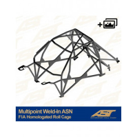 Arceau AST Multipoints à souder FIA 10 points pour PEUGEOT 106 (Phase 1/2) 3-portes Hayon