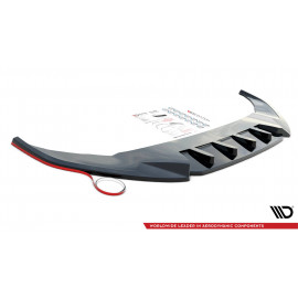 MAXTON Central Rear Splitter (with vertical bars) Opel Cascada