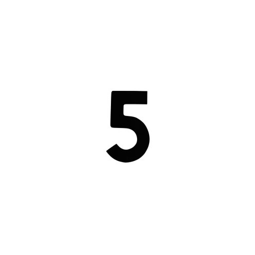 Numéro de course 28cm
