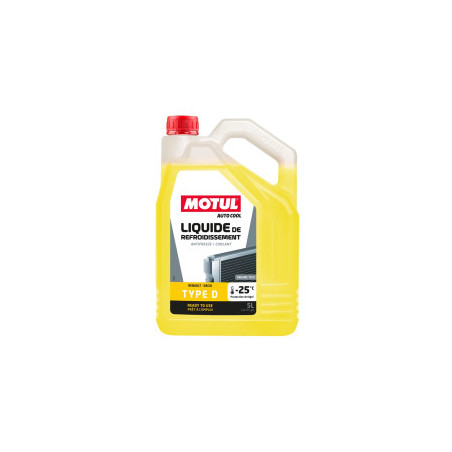 Liquide de refroidissement Motul Type D -25°C (Renault, Dacia) - Bidon de 5 litres