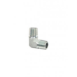 Adaptateur Mâle/Mâle droit Dash3/1/8NPT - 3/8x24JIC/1/8NPT Acier