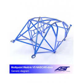 Arceau AST Drift (Type Nascar) structure à souder FIA 10 points pour TOYOTA GT86 (ZN6) 2-portes Coupe