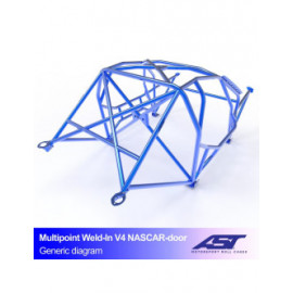 Arceau AST Drift (Type Nascar) structure à souder FIA 10 points pour BMW (E34) 5-Series E34 5-portes Touring RWD