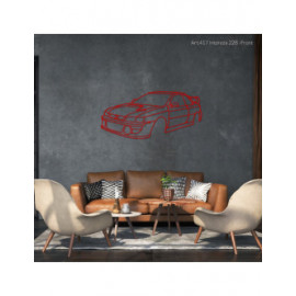 Décoration murale Art Design - silhouette Subaru IMPREZA 22 B FRONT