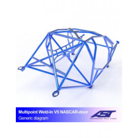 Arceau AST Drift (Type Nascar) structure à souder FIA 10 points pour TOYOTA Supra (Mk3) 3-portes Coupe