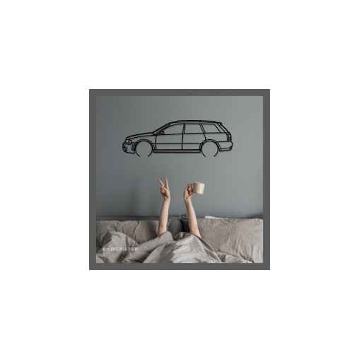 Décoration murale Art Design - silhouette Audi RS4 2000