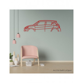 Décoration murale Art Design - silhouette Suzuki SWIFT 1.4 SPORTS