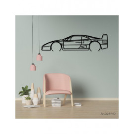 Décoration murale Art Design - silhouette Ferrari F40
