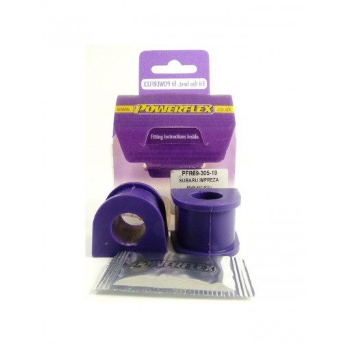 Silent-Bloc Powerflex Barre Anti-Roulis Arrière sur Châssis 19mm Subaru Impreza Turbo, WRX & STi GD,GG (2000 - 2007) Silent-Bloc Powerflex Barre Anti-Roulis Arrière sur Châssis 19mm Subaru Impreza Turbo, WRX & STi GD,GG (2000 - 2007)