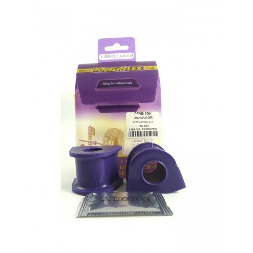 Silent-Bloc Powerflex Barre Anti-Roulis Avant sur châssis 21mm Transporter Modèles T25/T3 Type 2 Tous modèles (1979 - 1992) Silent-Bloc Powerflex Barre Anti-Roulis Avant sur châssis 21mm Transporter Modèles T25/T3 Type 2 Tous modèles (1979 - 1992)