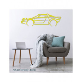 Décoration murale Art Design - silhouette Lancia STRATOS CLASSIC Décoration murale Art Design - silhouette Lancia STRATOS CLASSIC