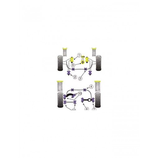 Silent-Bloc Powerflex Triangle Avant Ford Focus (2 Pièces) Silent-Bloc Powerflex Triangle Avant Ford Focus (2 Pièces)