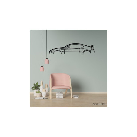 Décoration murale Art Design - silhouette Subaru BRZ