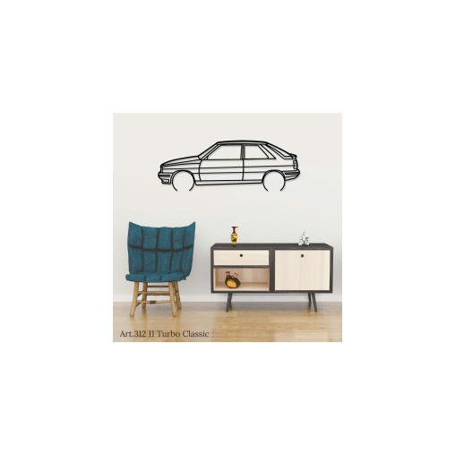 Décoration murale Art Design - silhouette Renault 11 TURBO CLASSIC Décoration murale Art Design - silhouette Renault 11 TURBO CLASSIC