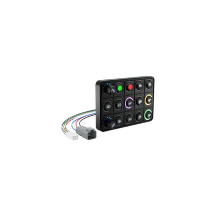 Clavier de contrôle AIM Pro 15 boutons avec 2 commutateurs rotatifs