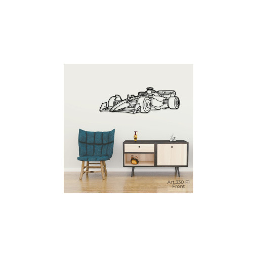 Décoration murale Art Design - silhouette Formule 1 - FRONT Décoration murale Art Design - silhouette Formule 1 - FRONT