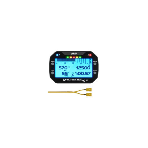 Mychron 5s 2T chronomètre GPS AIM (sonde température avec connectique 2 Thermocouples) Mychron 5s 2T chronomètre GPS AIM (sonde température avec connectique 2 Thermocouples)