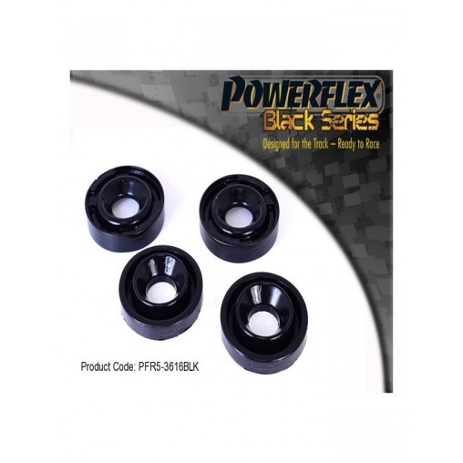 Silent Bloc Powerflex Black Insert Support Pont Arrière BMW E36 (2 Pièces)