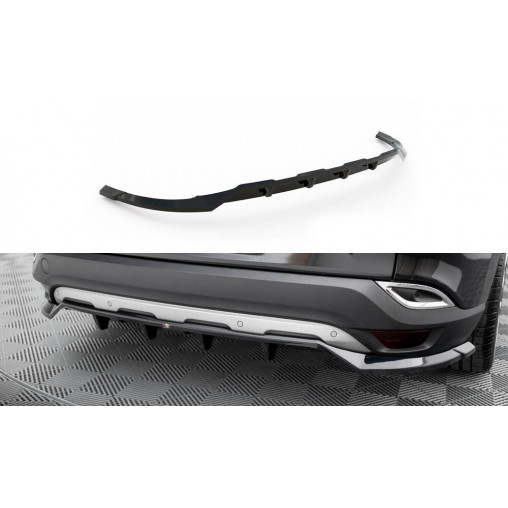 MAXTON Central Rear Splitter (with vertical bars) Renault Espace Mk5 Facelift MAXTON Central Rear Splitter (with vertical bars) Renault Espace Mk5 Facelift