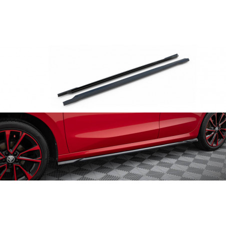 MAXTON Side Skirts Diffusers Skoda Fabia Mk4