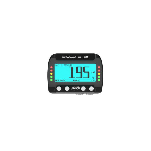 Solo 2 DL Chronomètre GPS avec base de donnée intégrée AIM 2 ports - mémoire 4GB - batterie Lithium rechargeable