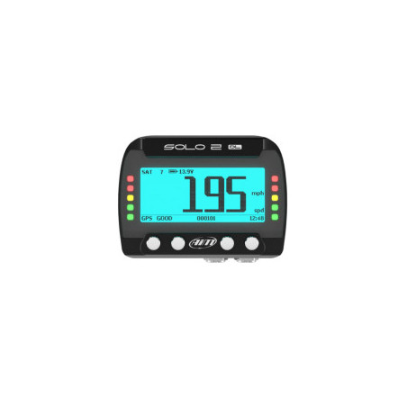 Solo 2 DL Chronomètre GPS avec base de donnée intégrée AIM 2 ports - mémoire 4GB - batterie Lithium rechargeable