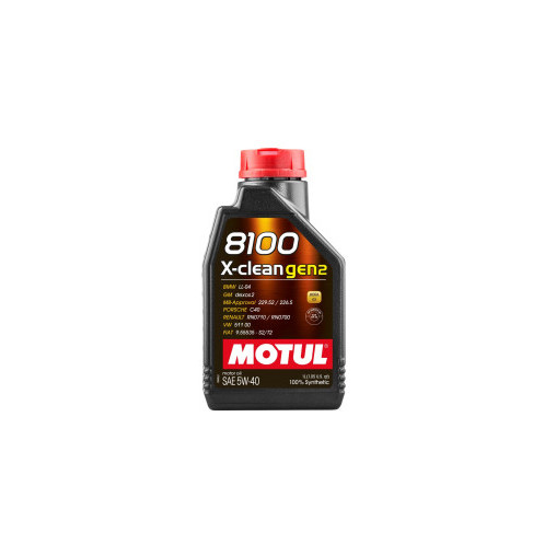 Huile moteur MOTUL 8100 X-CLEAN GEN2 5W-40 - Bidon de 1L
