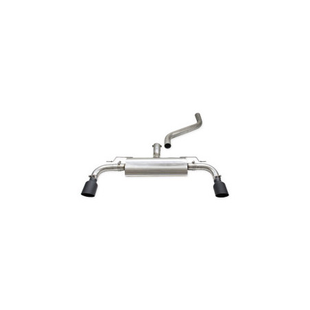 Silencieux arrière 100 Racing Black Ceramic Inoxcar Ford Focus Mk4 ST 2,3 EcoBoost après 2024