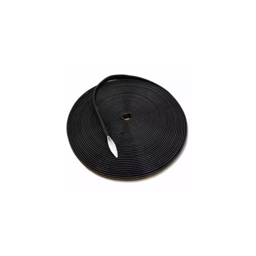 Gaine isolante fibre de verre siliconée noire OBP 260°C Longueur 1m Gaine isolante fibre de verre siliconée noire OBP 260°C Longueur 1m