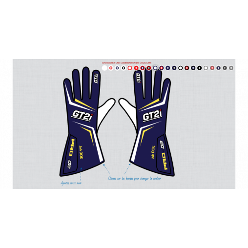 Gants GT2i Pro 02 Personnalisés