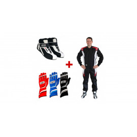 Pack karting GT2i Race & Safety combinaison + bottines + gants