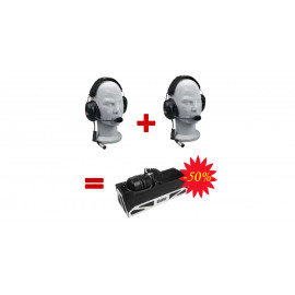 Pack 2x casques de liaison Stilo trophy + support Kielder à moitié prix