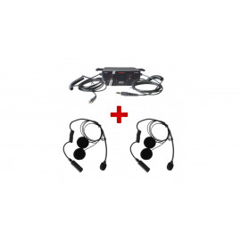 Pack 2x micro / haut-parleur + radio GT2i