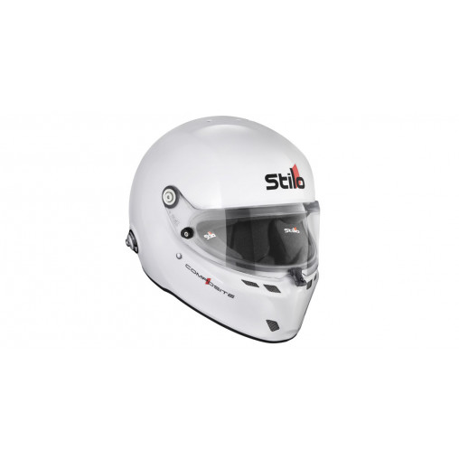 Casque Stilo ST6 FN blanc/noir - Snell SA2020 FIA 8859-24 Hans FIA8858-10