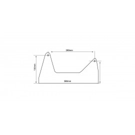 Pack Fixations Latérales Basses GT2i 3mm