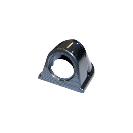 Support de manomètre simple Revotec de diamètre 52mm finition look carbone