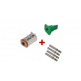 Kit complet connecteur DEUTSCH DT mâle 4 voies