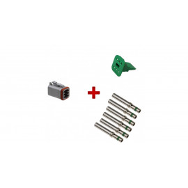 Kit complet connecteur DEUTSCH DT mâle 6 voies