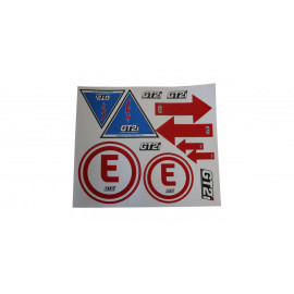 Pack Look GT2i Attache-capot + Sangles+ Volant+ Stickers Offerts